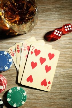 Live blackjack table with professional dealer